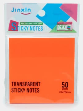 Stiker rangli transparent sticky notes (Jinxin) muqovasi