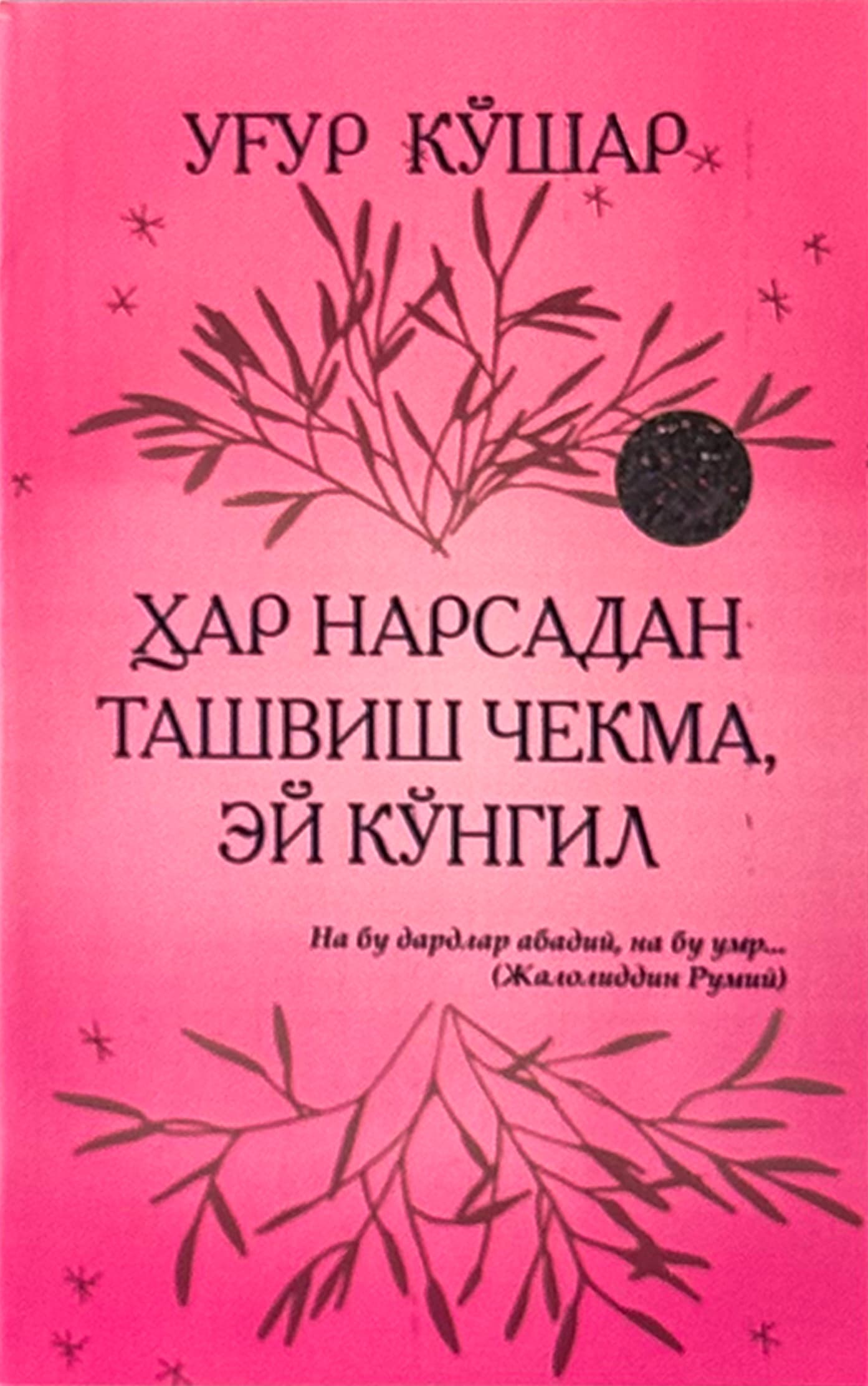Har narsadan tashvish chekma, ey ko'ngil muqovasi