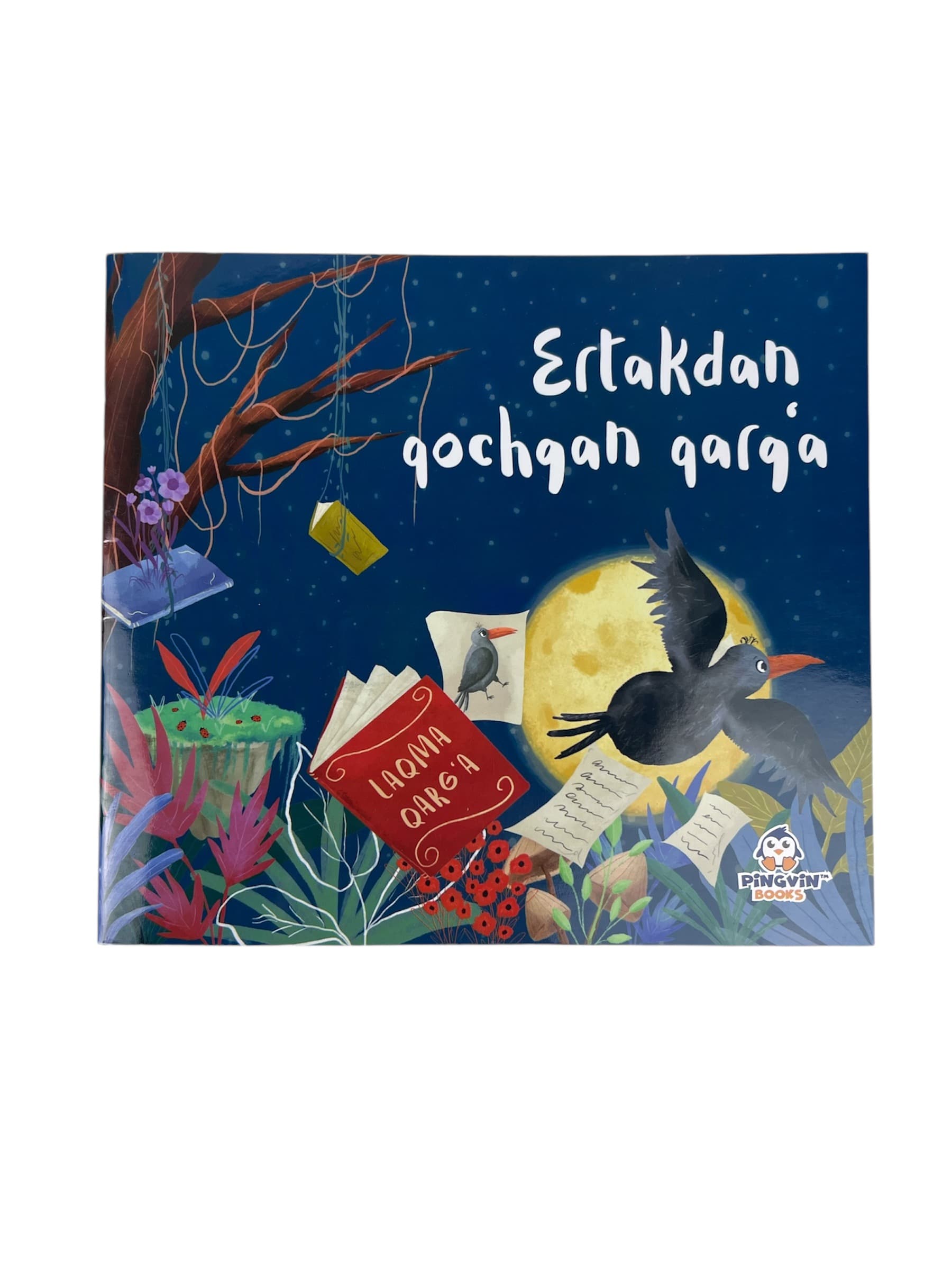 Ertakdan qochgan qarg'a muqovasi