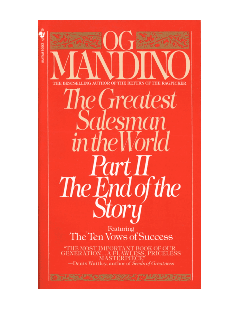 Og Mandino the Greatest Salesman in the World Part 2 The End of the Story muqovasi