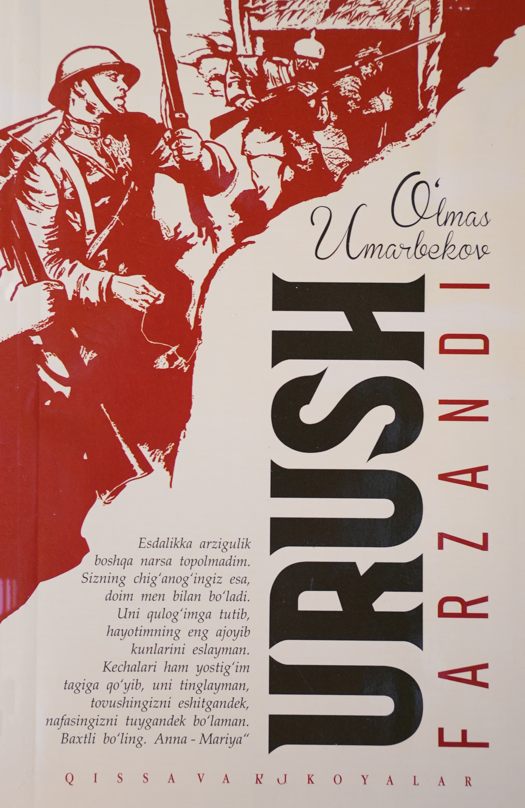 Urush farzandi muqovasi