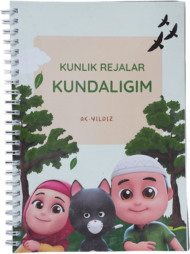 Kunlik rejalar kundaligim muqovasi