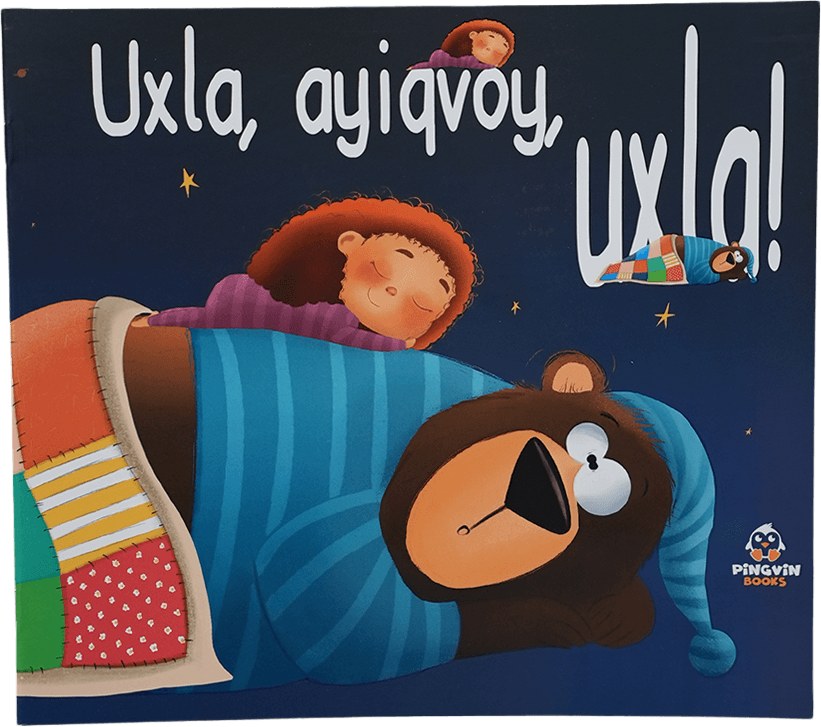Uxla, ayiqvoy, uxla (Pingvin Books) muqovasi