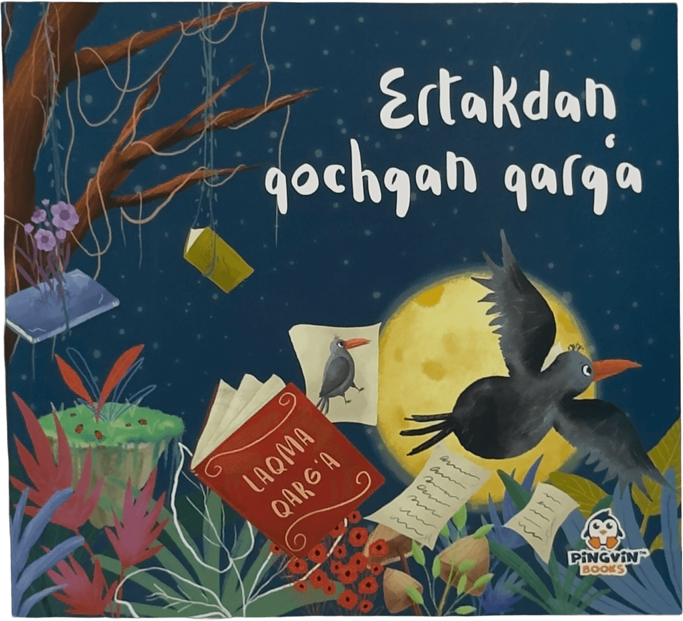 Ertakdan qochgan qarg'a muqovasi