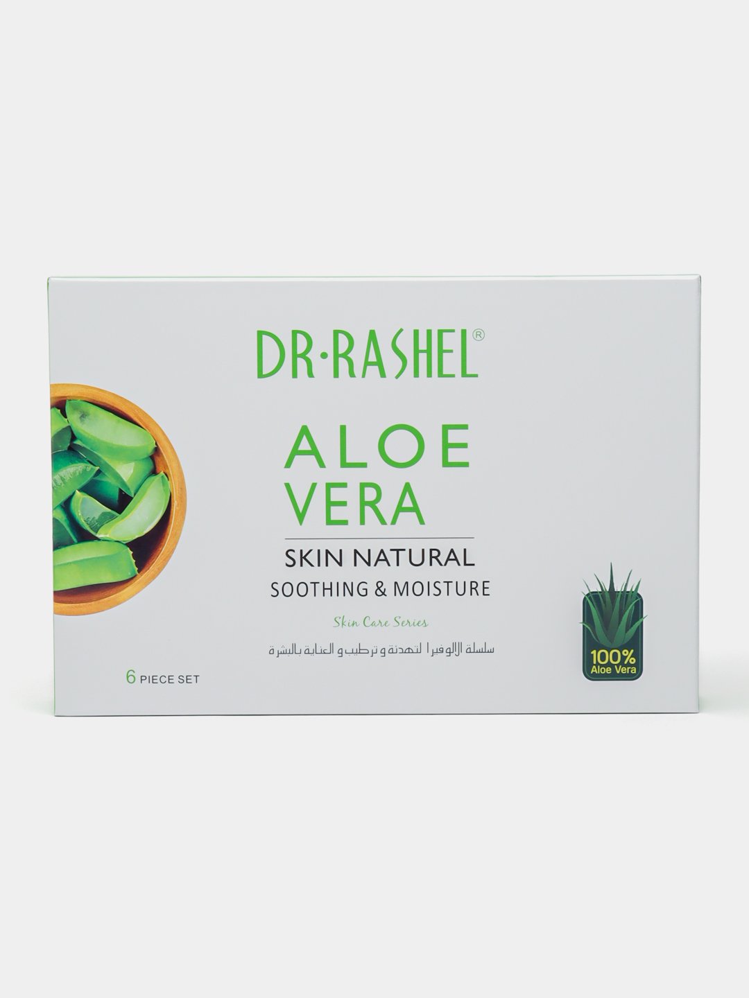 Aloe vera skin natural & moisture 6 piece ser