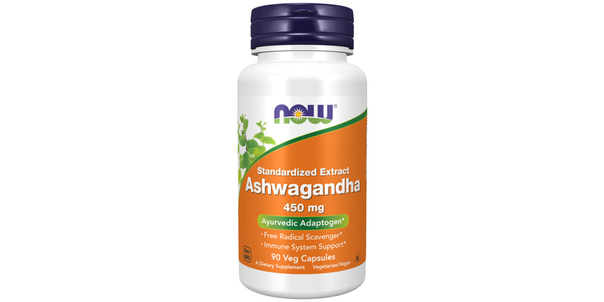Ashwagandha 450mg 90 kaps (Now)