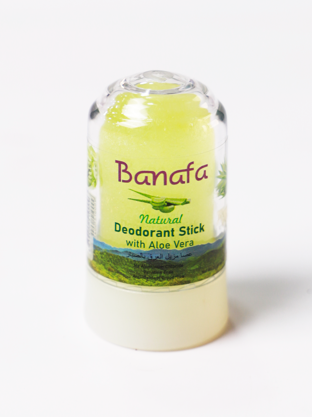 Banafa Alum Deodorant Stick Aloe Vera, 70g (Banana)