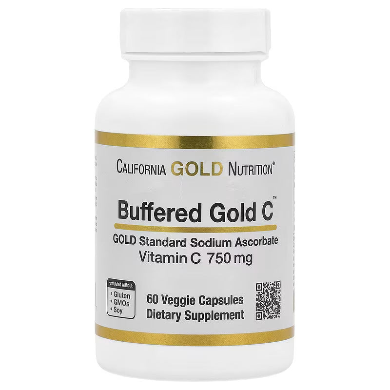 Buffered Gold C / Vitamin C 750mg 60 kaps (California Gold)