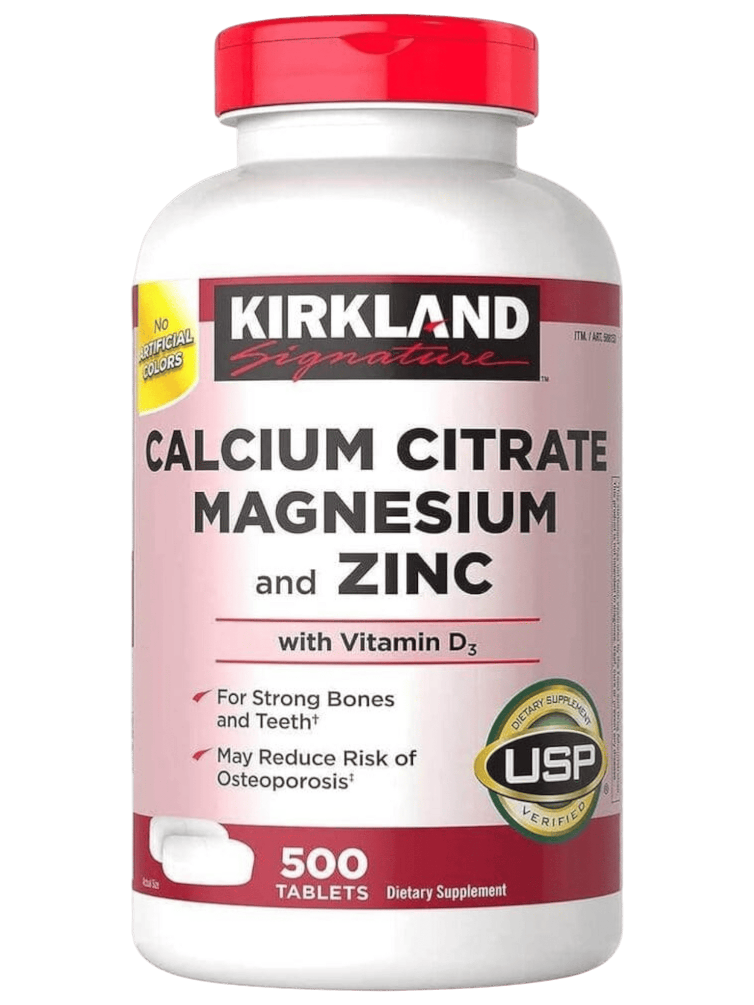 Calcium Citrate Magnesium and Zinc with Vitamin D3 tab. №500(Kirkland) - упк
