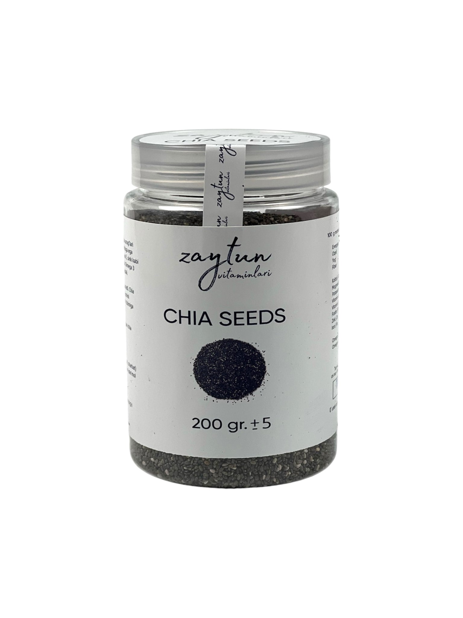 Chia seeds 200gr (Zaytun Vitaminlari)