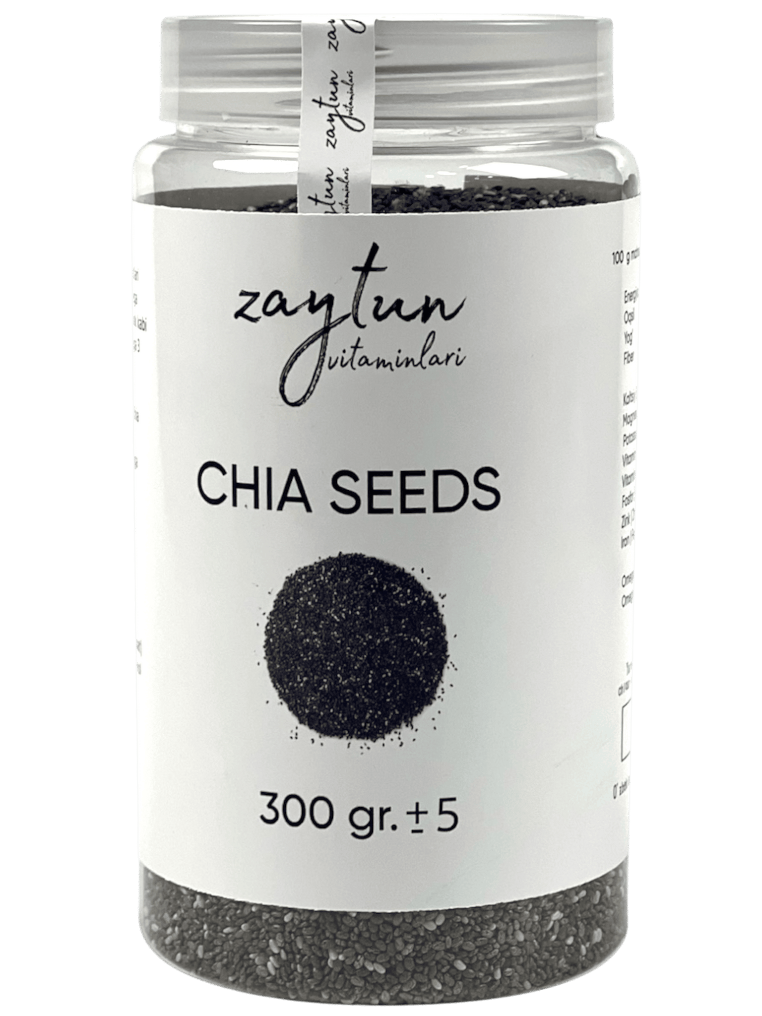 Chia seeds 300gr (Zaytun Vitaminlari)