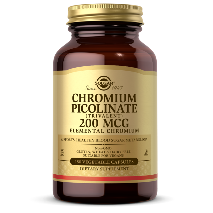 Chromium Picolinate 200mcg 180kaps (Solgar)