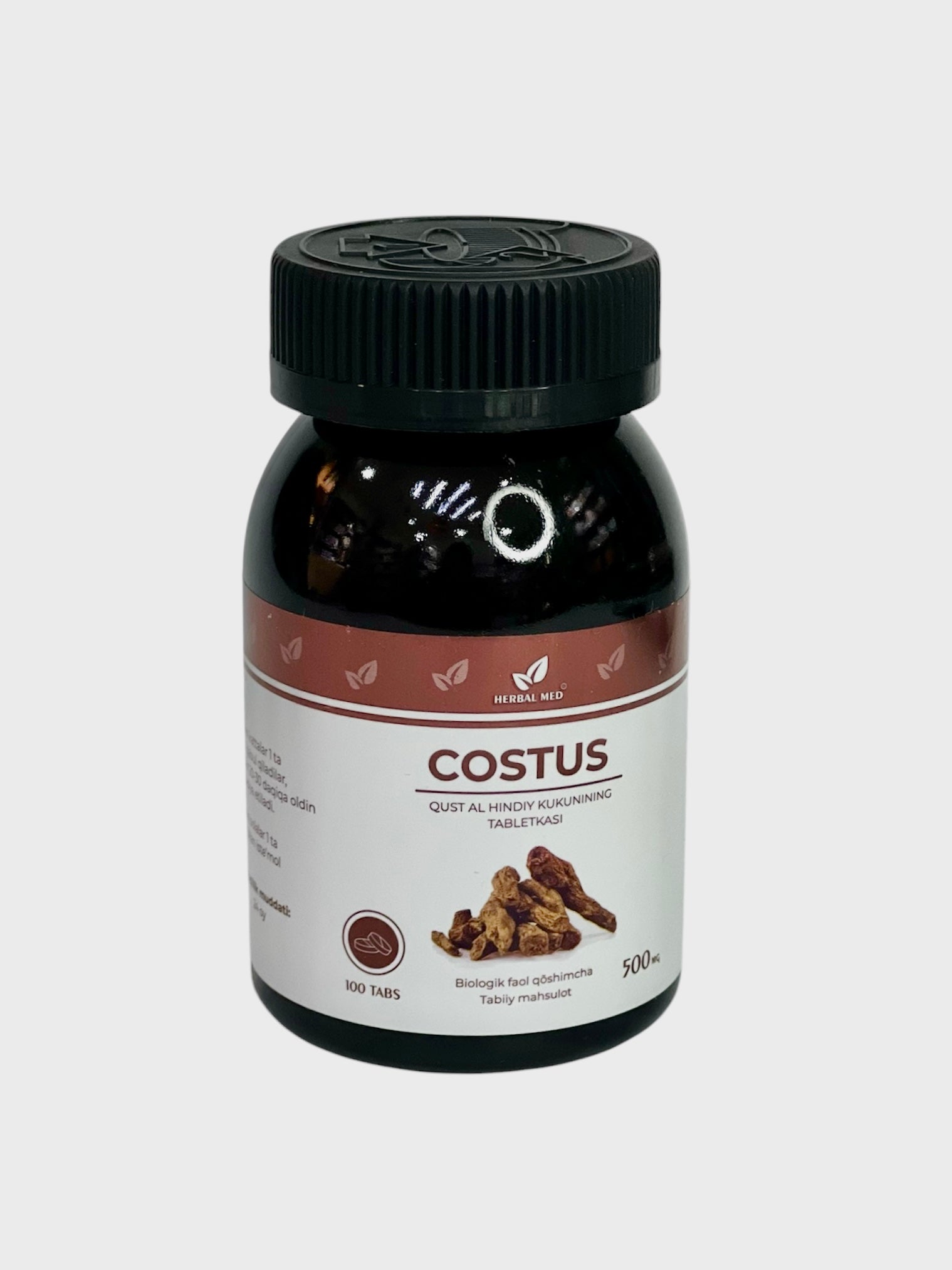 Costus 100 tabs 500mg (Herbal Med)