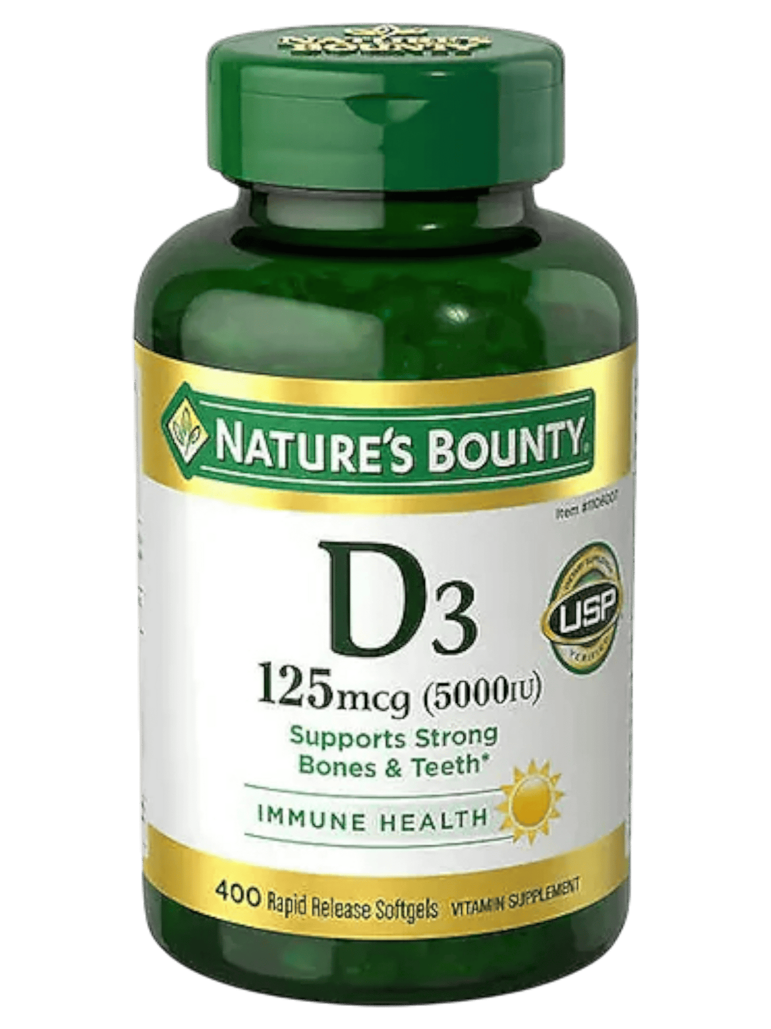 D3 5.000IU 400 softgels (Nature's Bounty)