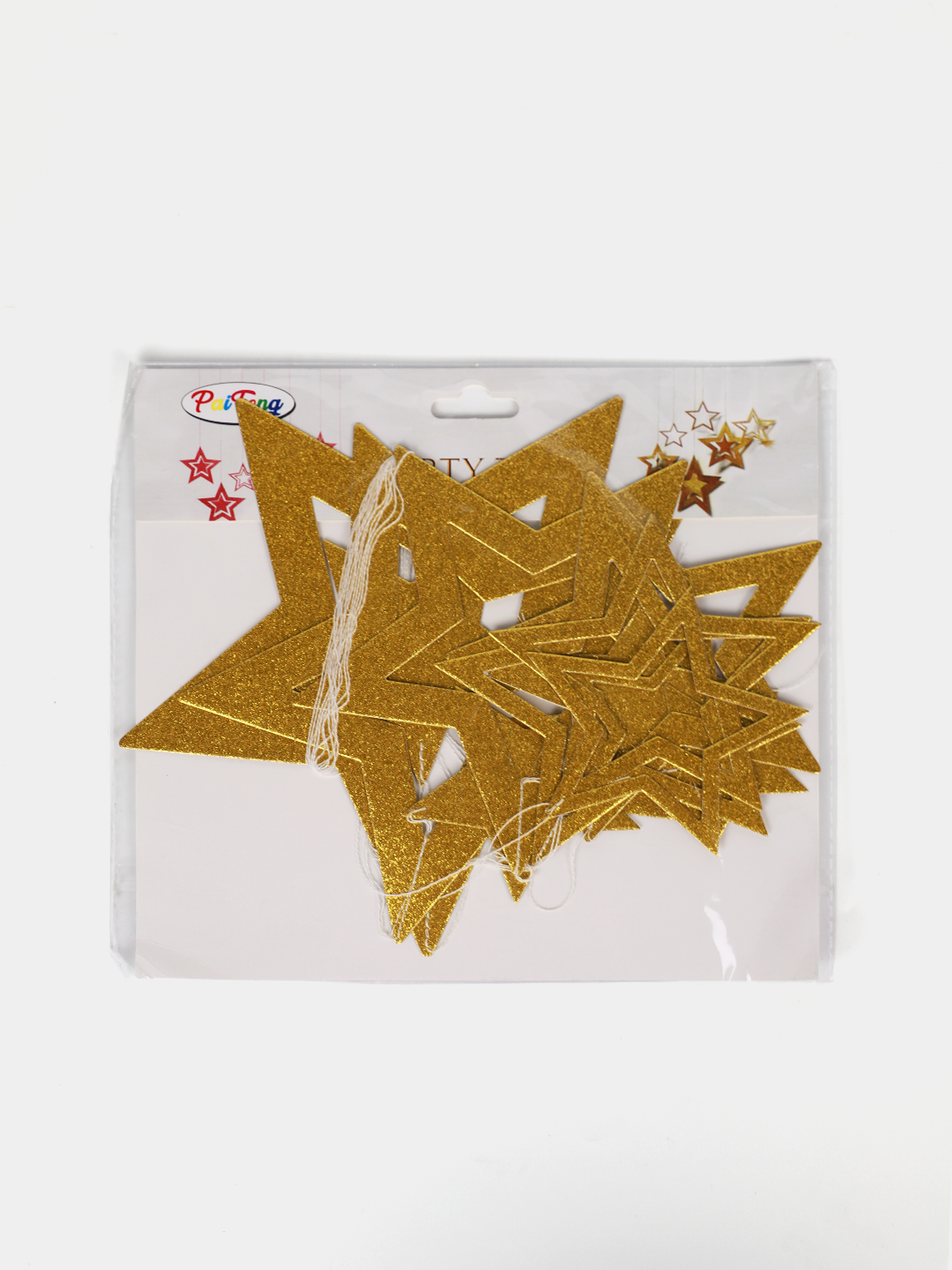 Decor yulduzli gold / Party time (Hayit uchun)