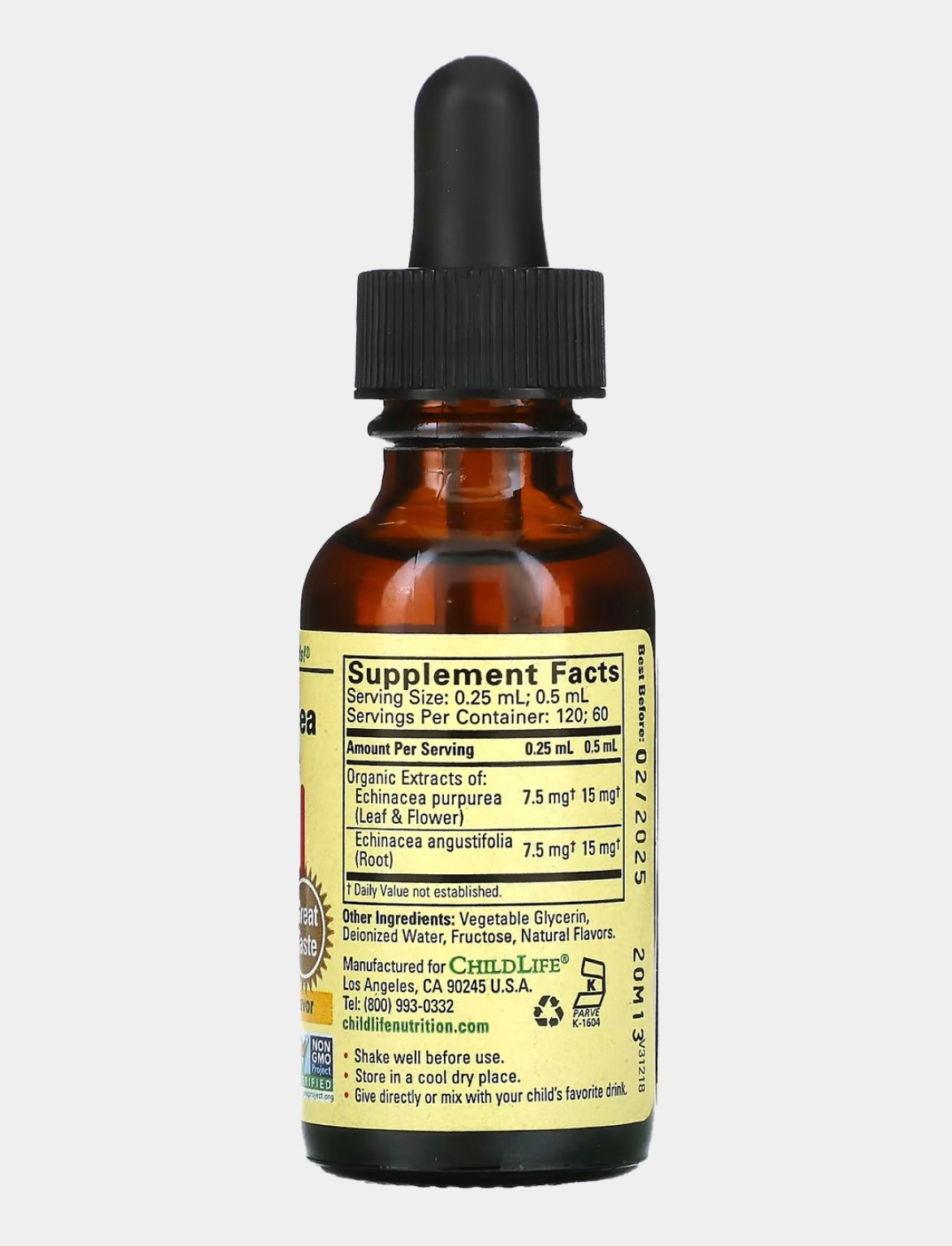 Echinacea Natural Orange Flavor 30ml (ChildLife)