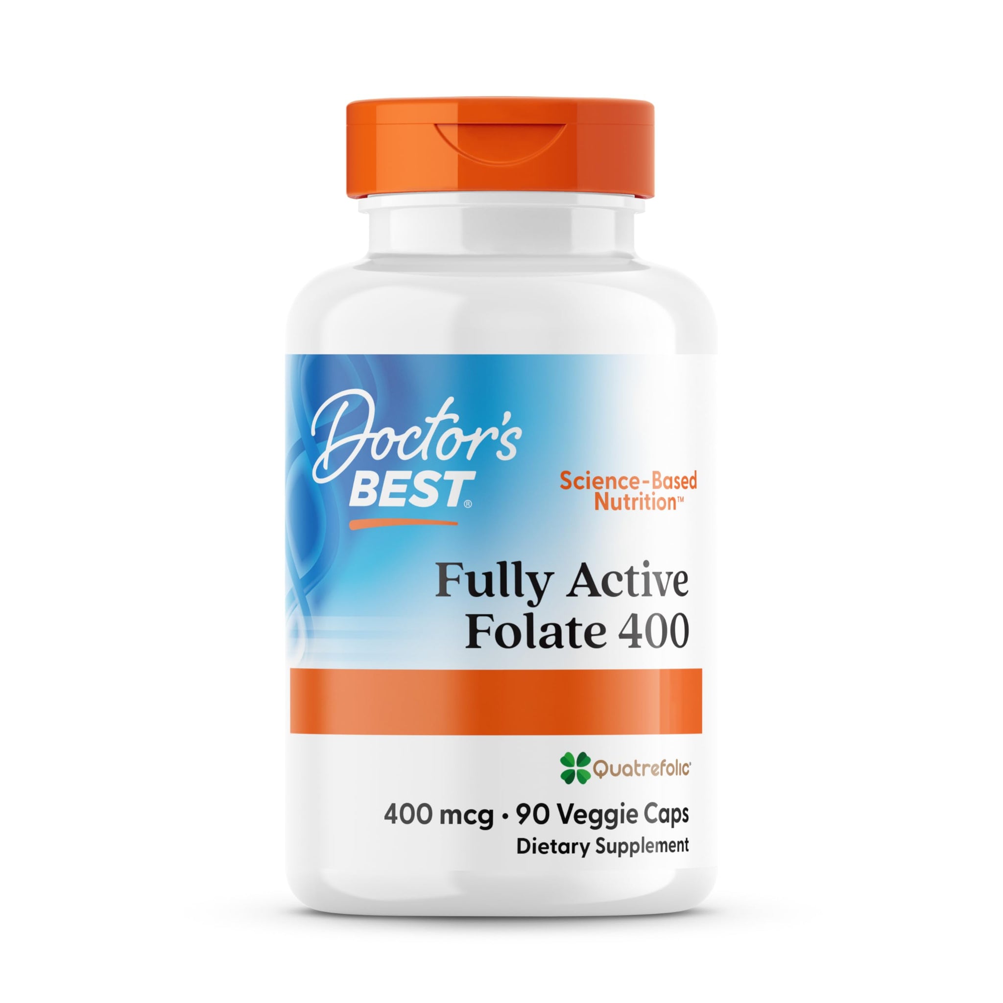 Fully Active Folate 400 mcg 90 caps (Doctor's Best)