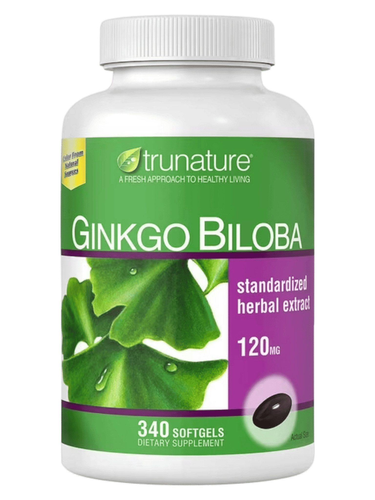 Gingo Biloba 120mg 340 softgels (trunature)