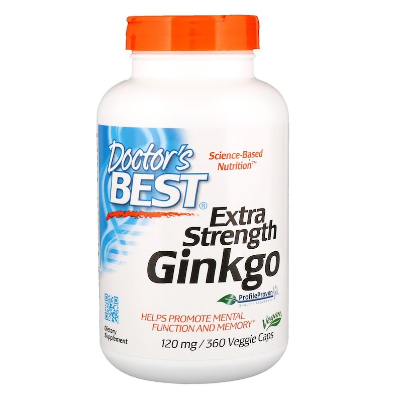 Ginkgo Extra Strength kaps. 120mg №120 (Doctor's Best)