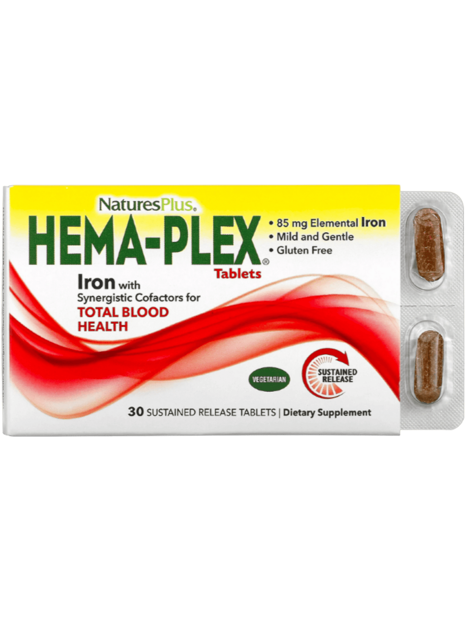 HEMA-PLEX Iron kaps. №30 (NaturesPlus)