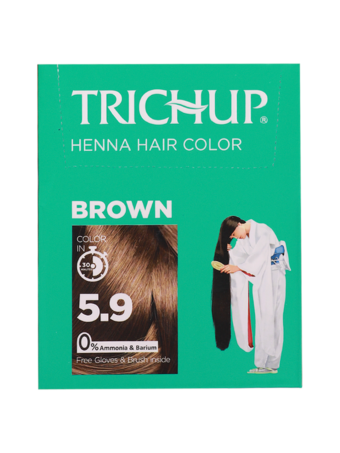 Hina Trichup Henna Color - Brown 10g (Trichup)
