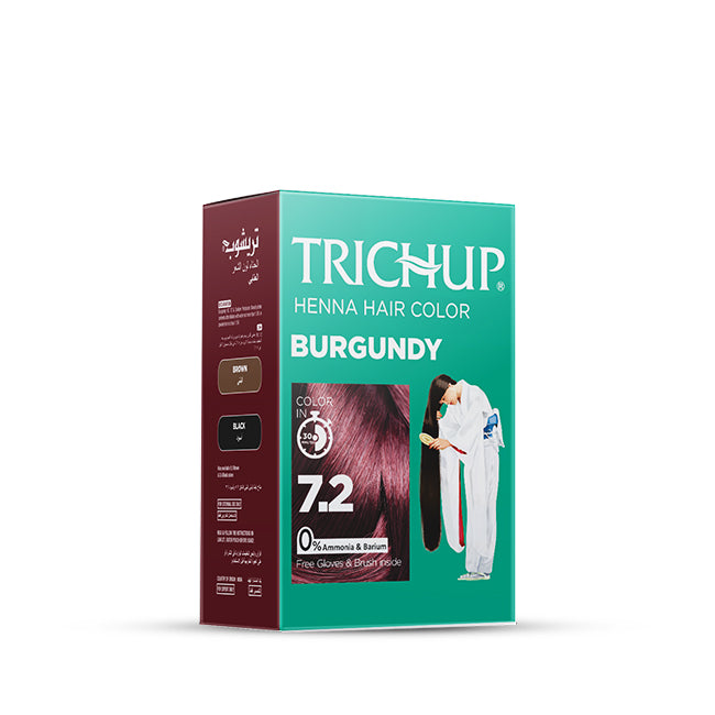 Hina Trichup Henna Color - Burgundy 10g (Trichup)