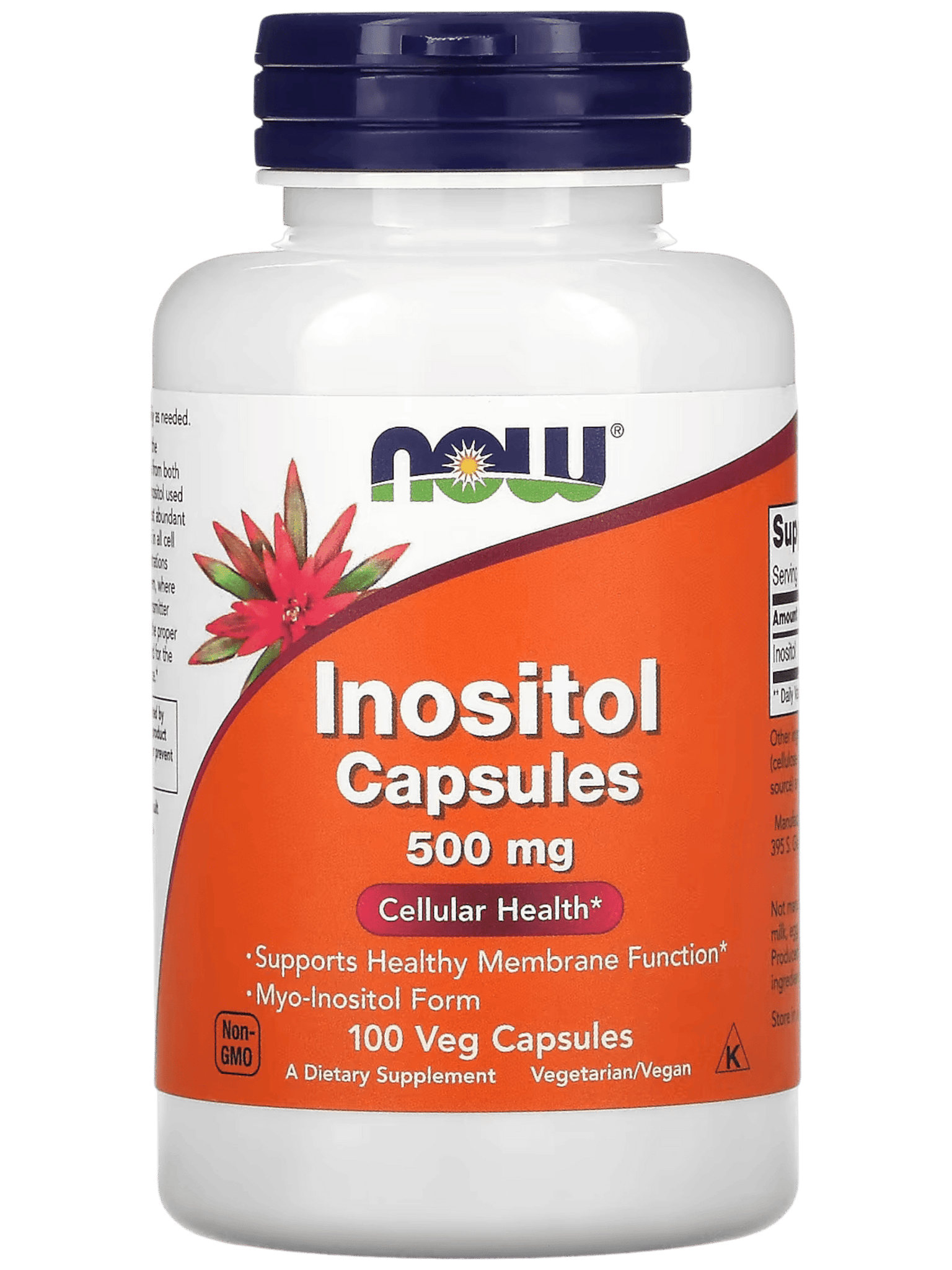 Inositol kaps. 500mg №100 (NOW Foods)