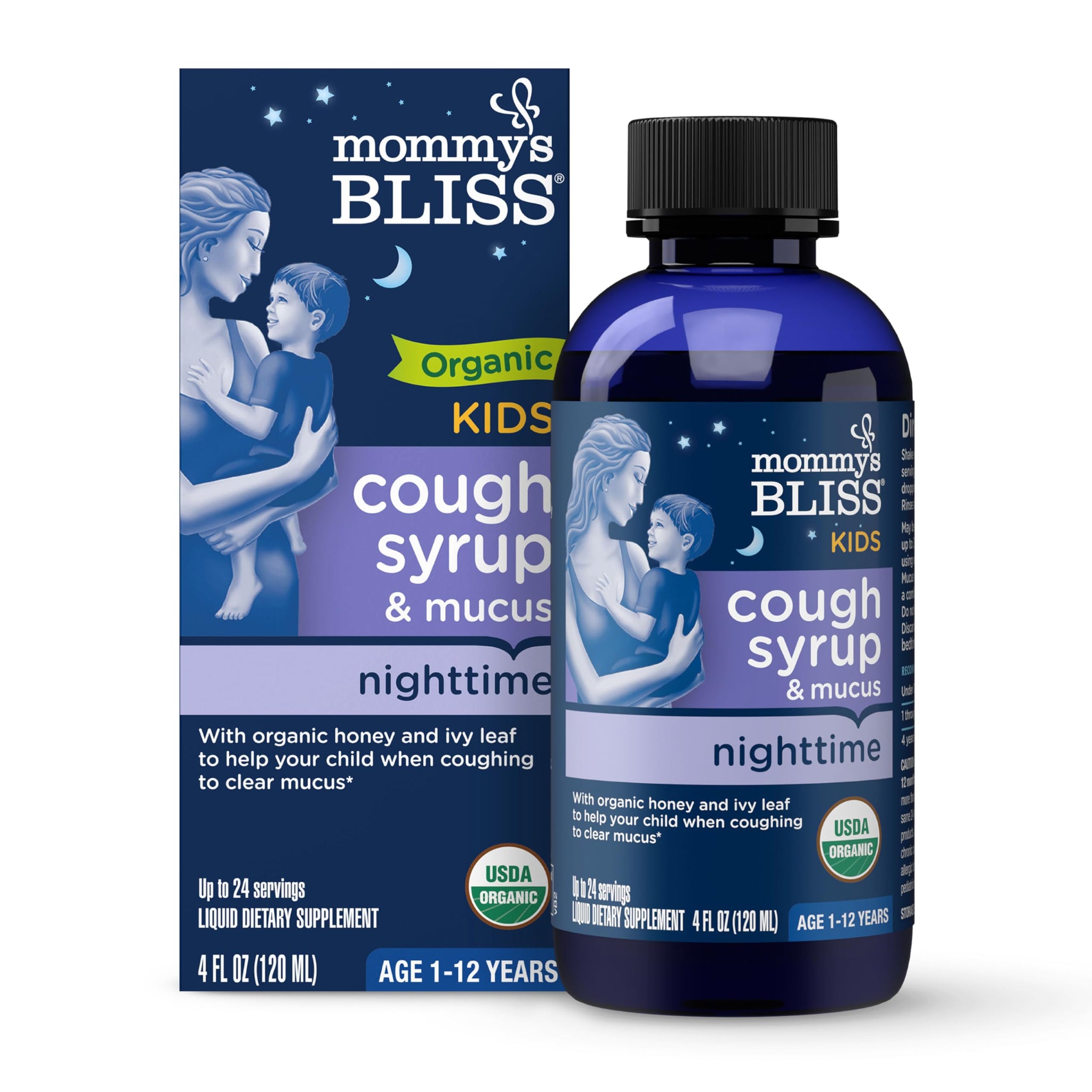 Kids Cough Syrup & Mucus 120ml (Mommy's Bliss)