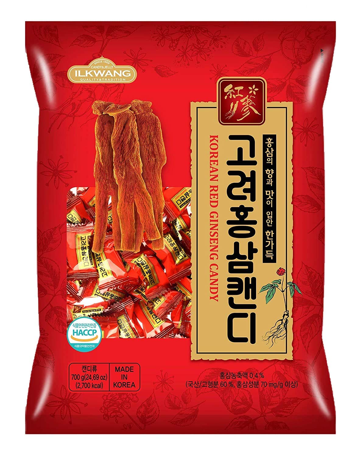 Korean red Ginseng candy Konfet