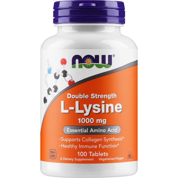 L-lysine 1000mg 100tab (NOW)