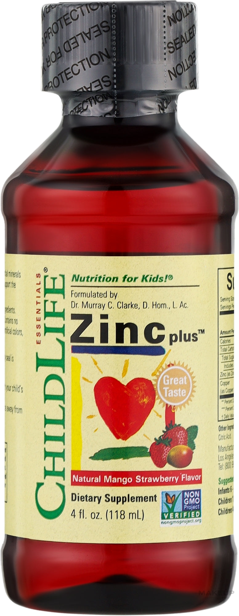 Liquid Zinc plus 118ml (Childlife)