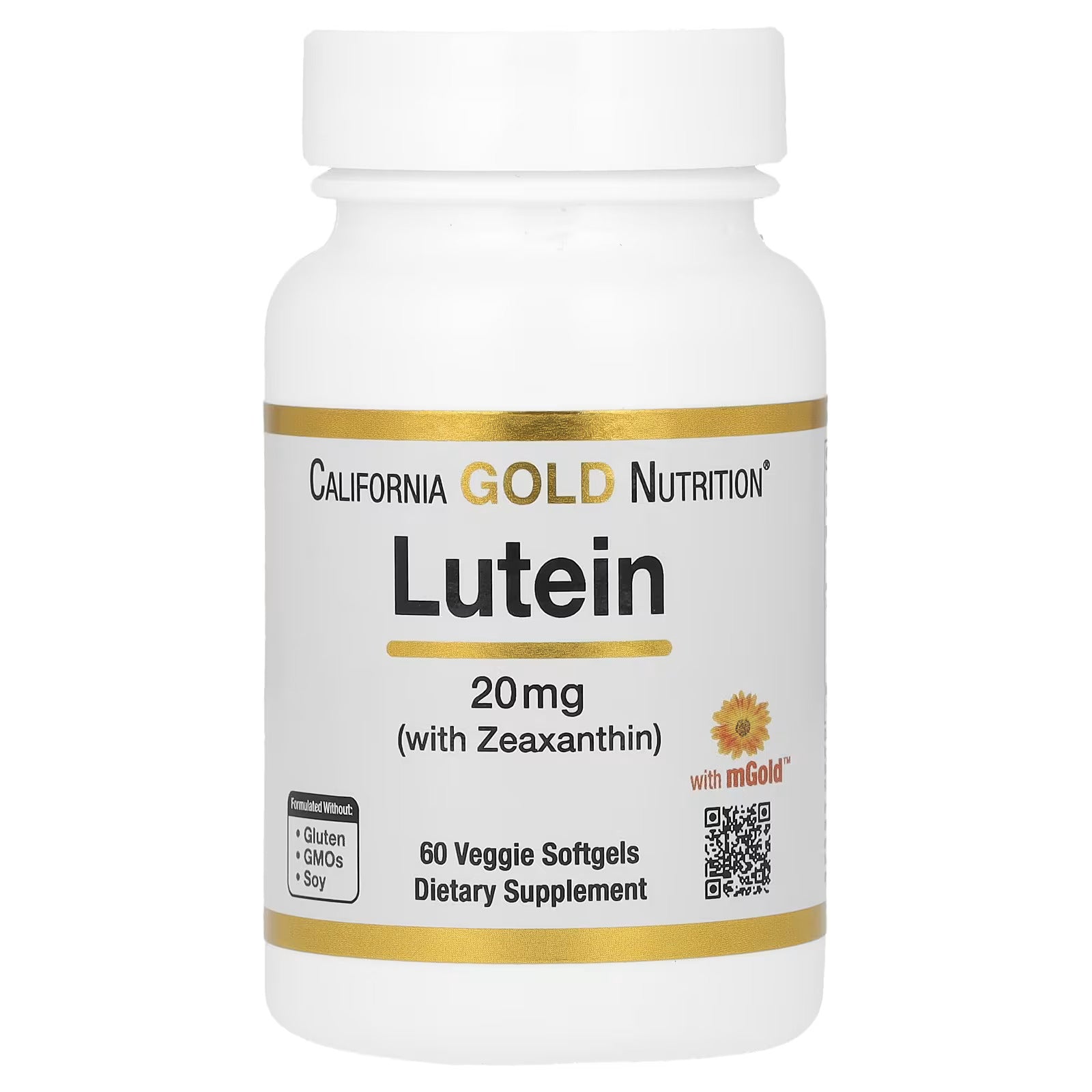 Lutein 20mg 60 kaps (California Gold)
