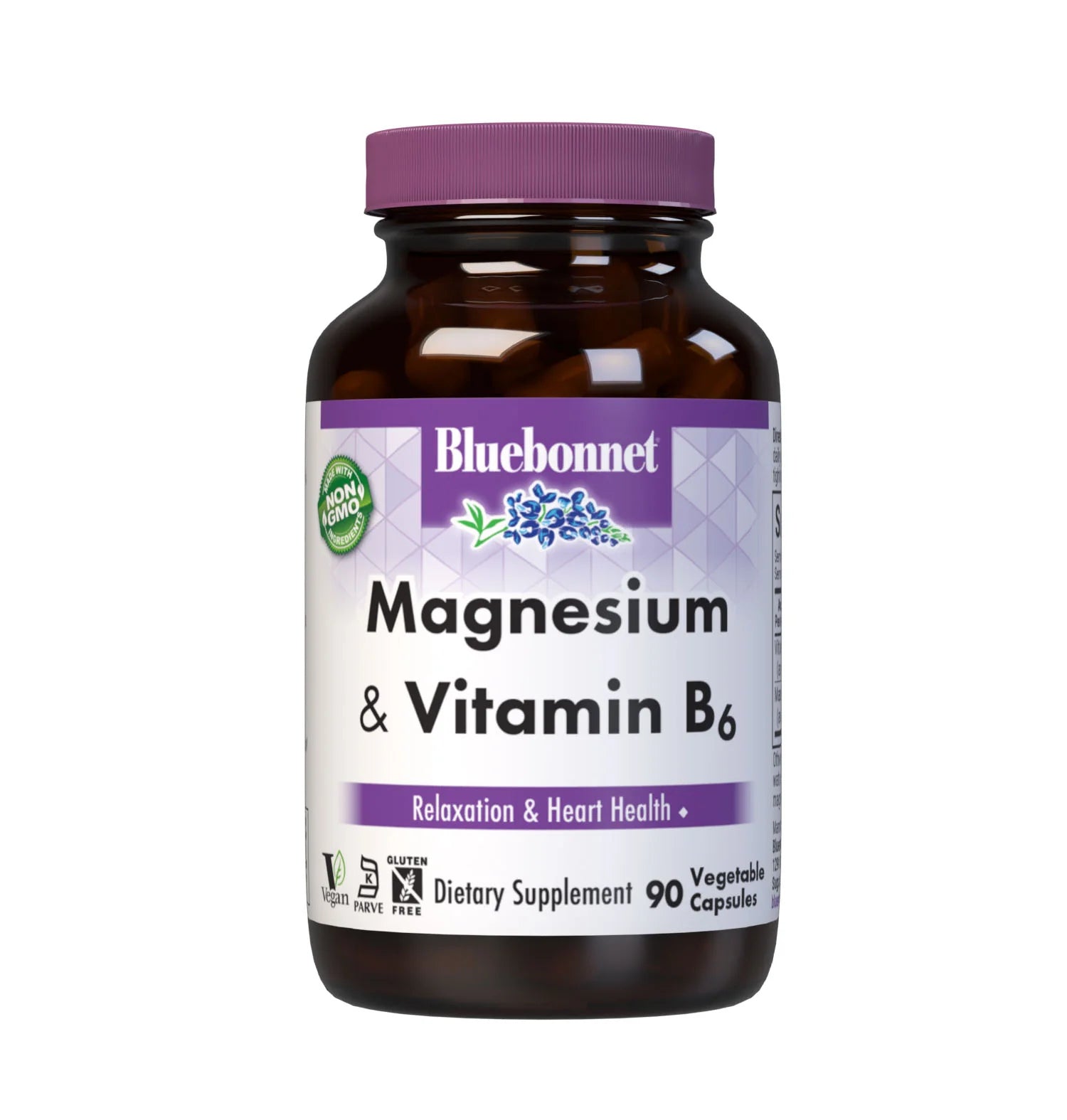 Magnesium & Vitamin B6 kaps. №90 (Bluebonnet Nutrition)