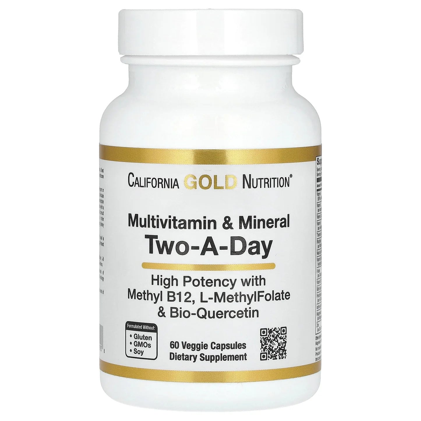Multivitamin & Minerals Two-A-Day 60 caps (California Gold)