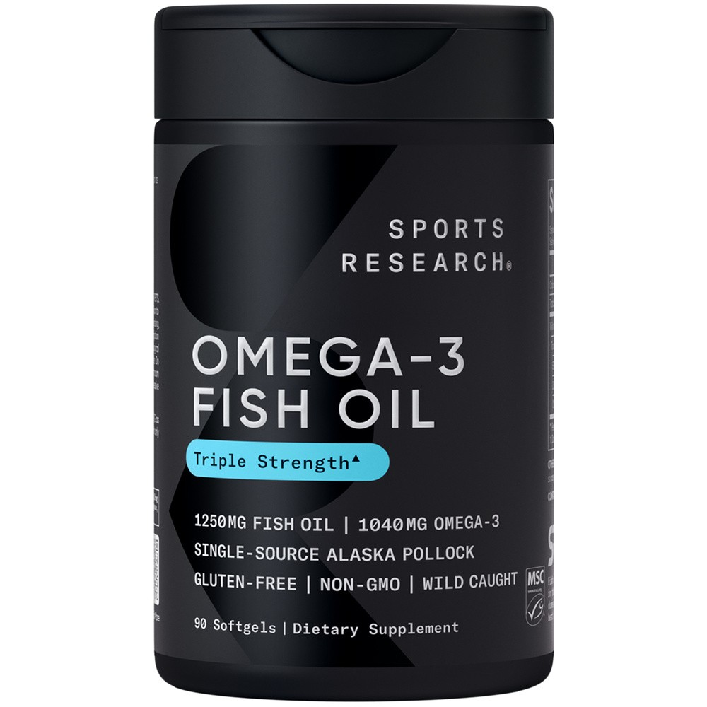 Omega-3 Fish oil 90 softgels (Sport Research)