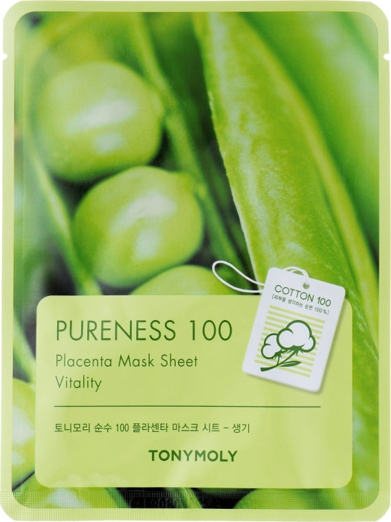 Pureness 100 Placenta Tony Moly маска для лица (Корея)