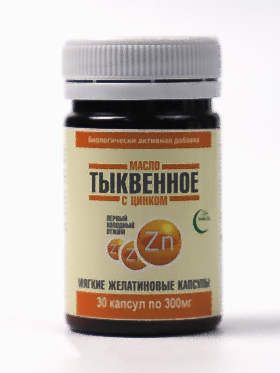 Qovoq yog'i kapsulasi / Zinc bilan 300mg 30kaps (Shanaz)