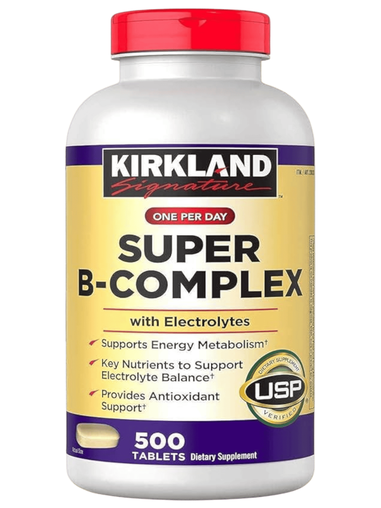 Super B-Complex with Electrolytes 500tab (Kirkland)