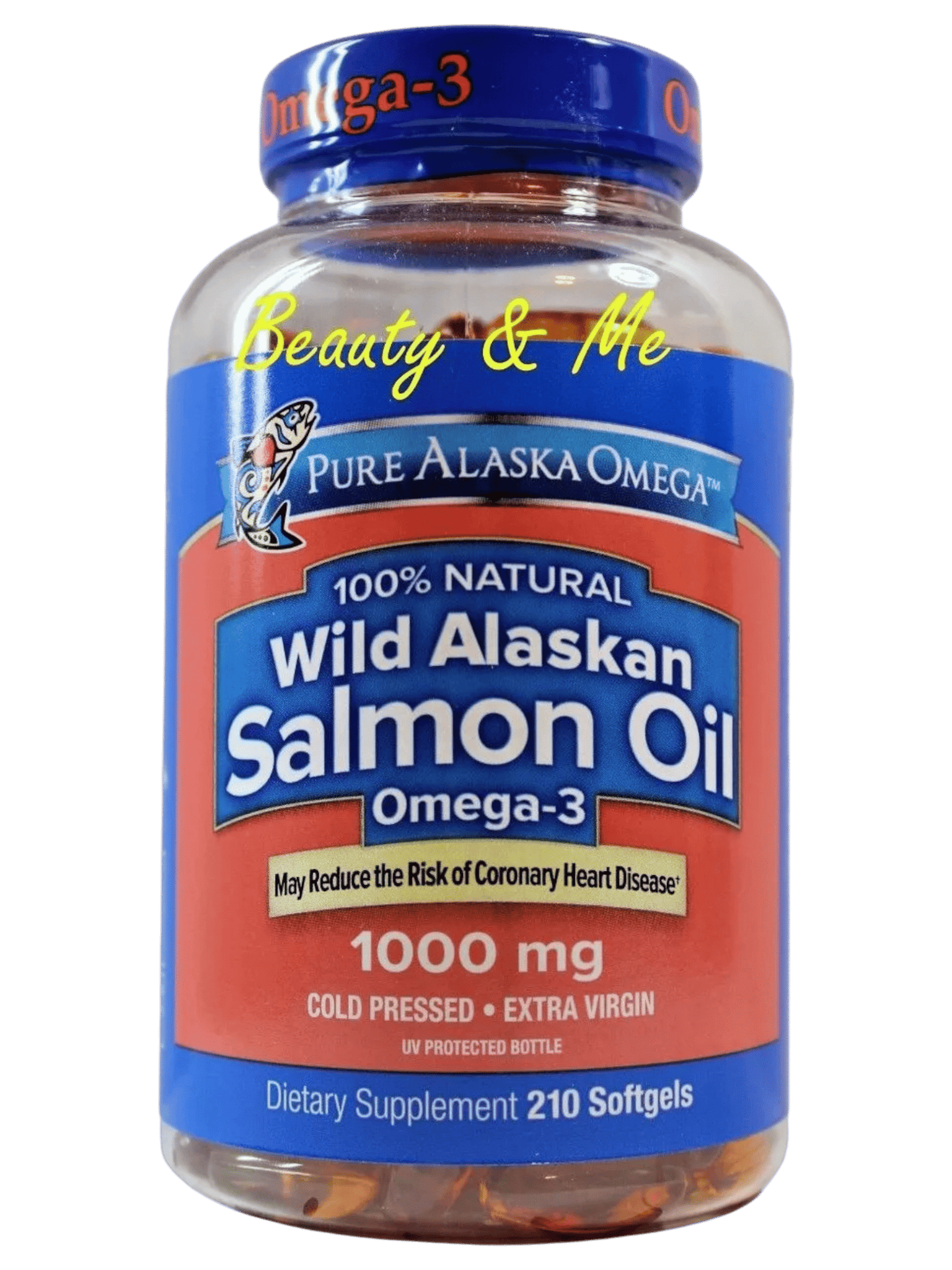 Wild Salmon Oil kaps. 1000 mg №210 (Pure Alaska Omega) -упк