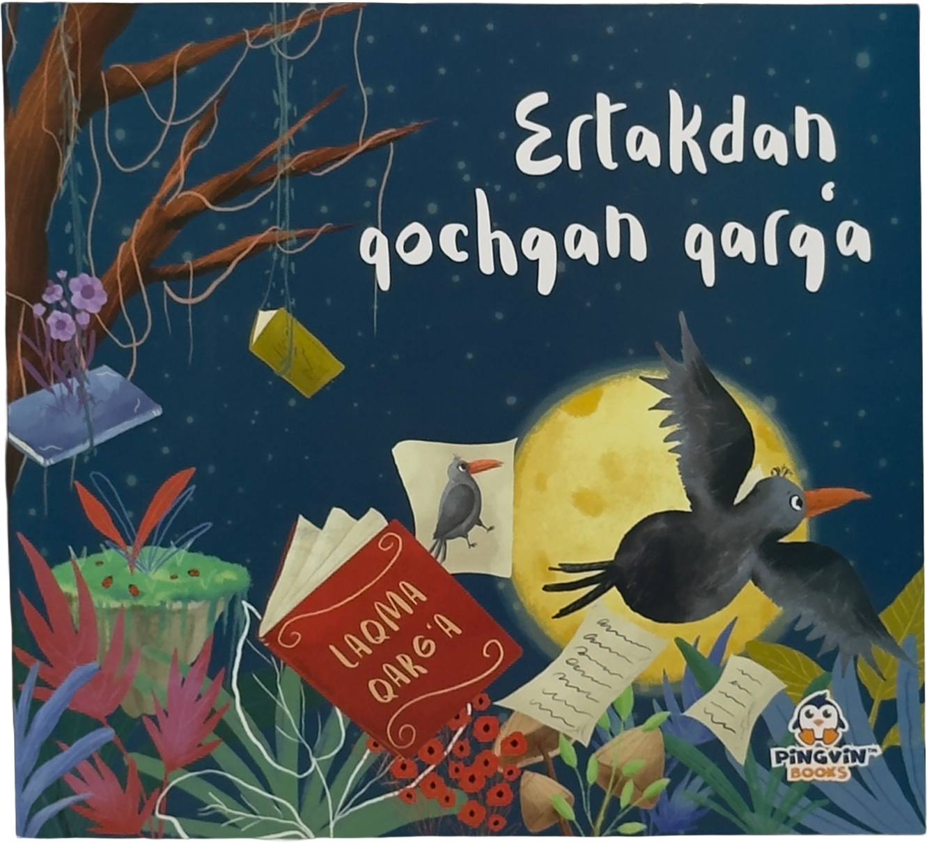 Ertakdan qochgan qarg'a muqovasi